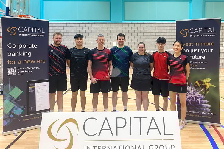 Members of the Isle of Man teams that competed in the 2025 Badminton England Senior County Championships at the York Railway Institute recently