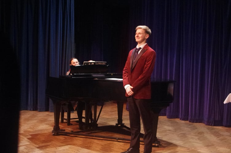 Orry Wilson and accompanist Madeline Kelly