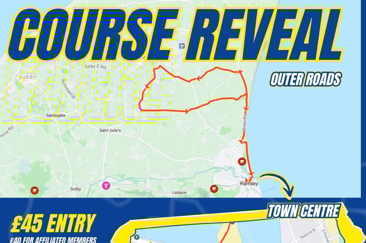 The inaugural Hospice Isle of Man Half-Marathon will start and finish in Ramsey town centre