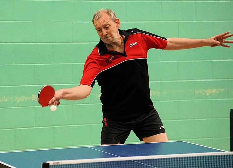 Ramsey B’s Adrian Slater who took the scalp of league champion Jon Taylor-Burt last week (Photo: Malcolm Lambert)