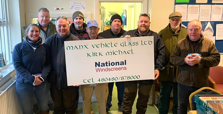 Competitors in the third round of Ayre Clay Target Club’s sportrap winter league last weekend