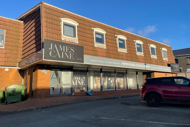 James Caine Ltd on Demesne Road in Douglas is closing