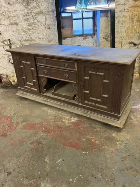 The sideboard from Castletown's previous Town Hall