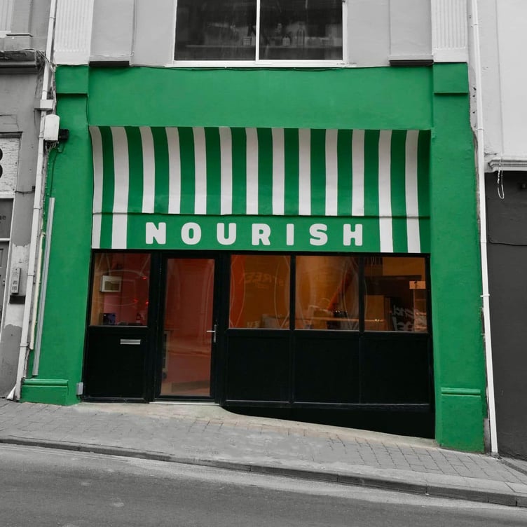 The Nourish building at the bottom of Prospect Hill