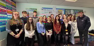 Journalist in school visit to talk to A-level students