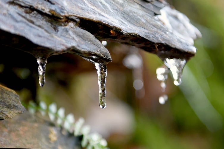 Ice in Glen Helen