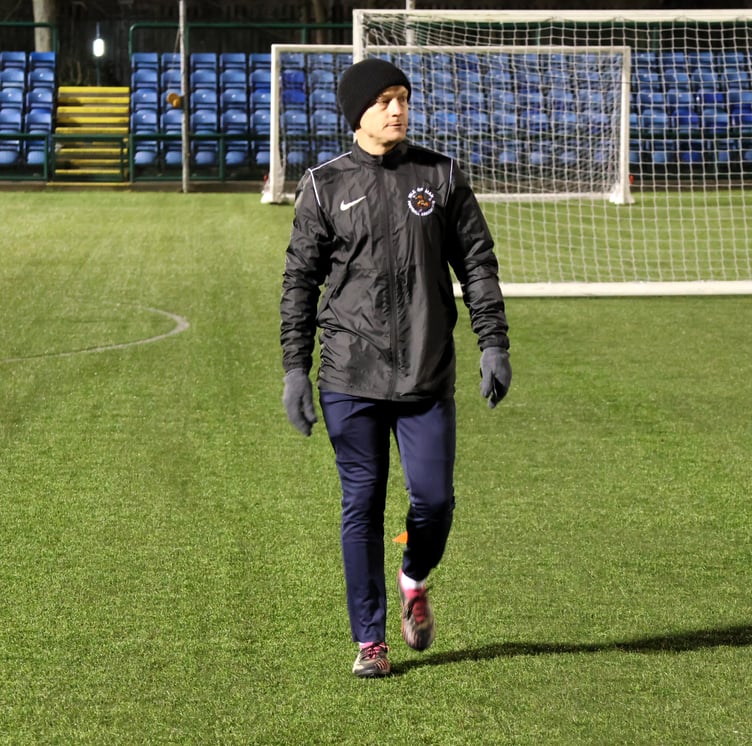 Isle of Man FA national men's caretaker manager Chris Bass Jr (Photo: Paul Hatton)