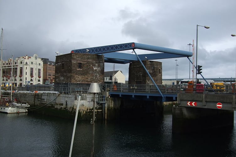 Millennium Bridge in Douglas