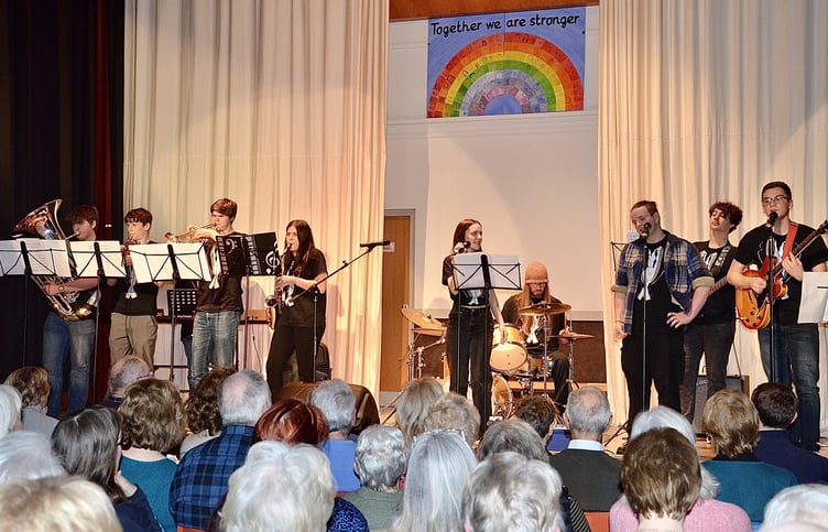 'The Enthusiasts', a young soul band from Ramsey Grammar School