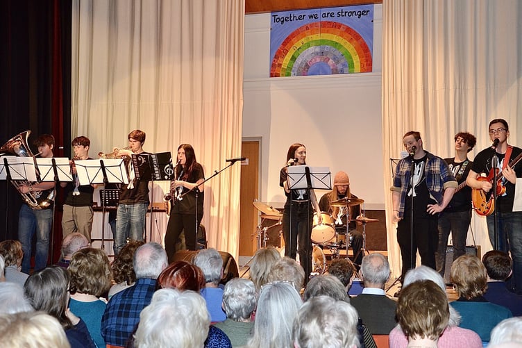 'The Enthusiasts', a young soul band from Ramsey Grammar School