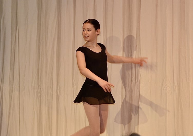 Solo dancer Millie Ward