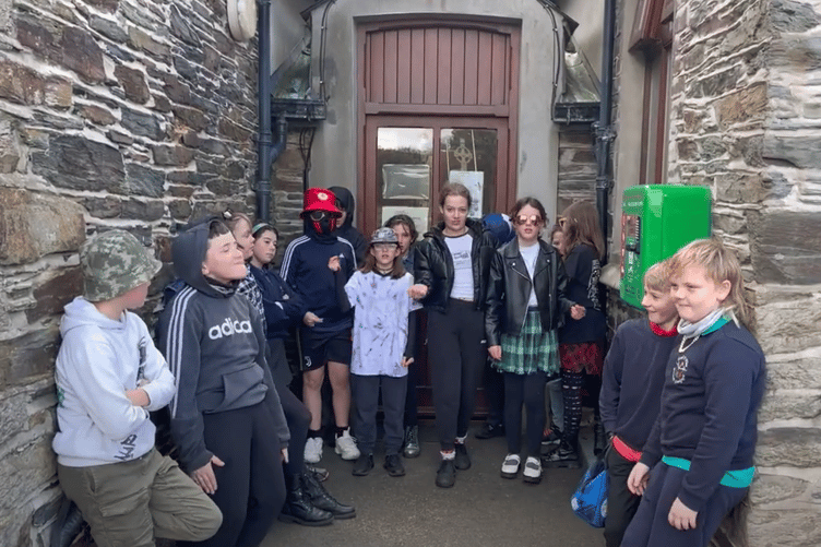 A snippet of the 'Drogh Paitchyn/Clann Dona' short film