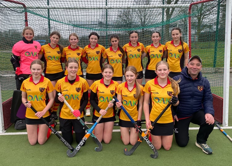 The island under-16 girls hockey team that went up against Chester in the EH Girls U16 Tier Two KO Championships on Sunday.