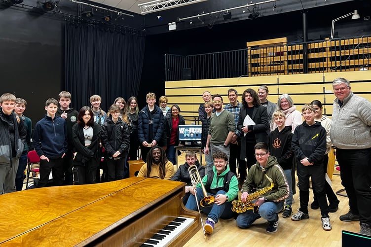 A previous cohort during the 'Anyone can Compose' workshop