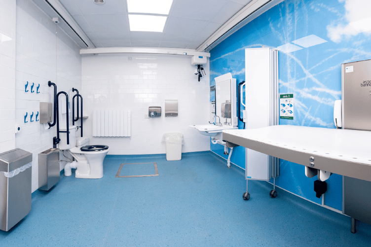 How the changing places facility could look at Noble's Hospital