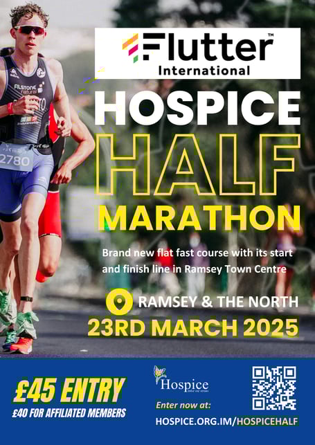 A poster for the new half-marathon in Ramsey and the north