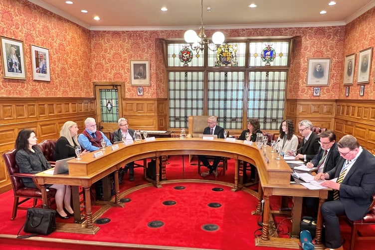 Manx Care officials give evidence to the Public Accounts Committee