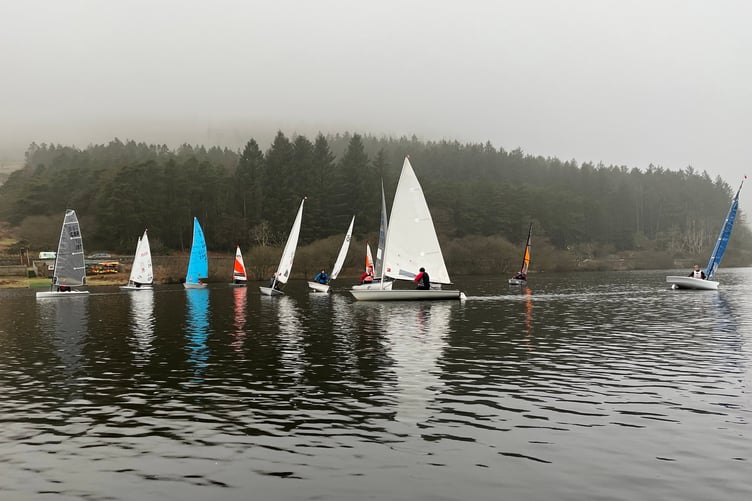 The Manx Sailing and Cruising Club's latest round of dinghy racing took place on West Baldwin Reservoir on Sunday