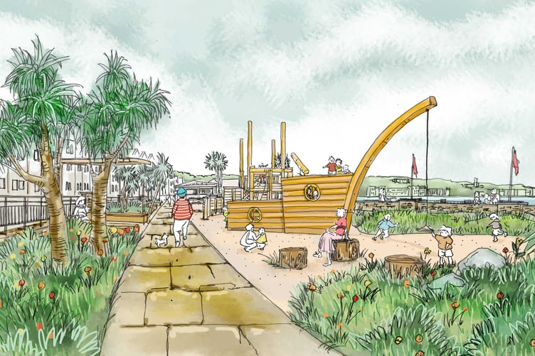 Final design for the Loch Promenade gardens revamp