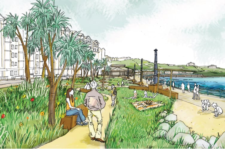 Final design for the Queen's Promenade gardens revamp