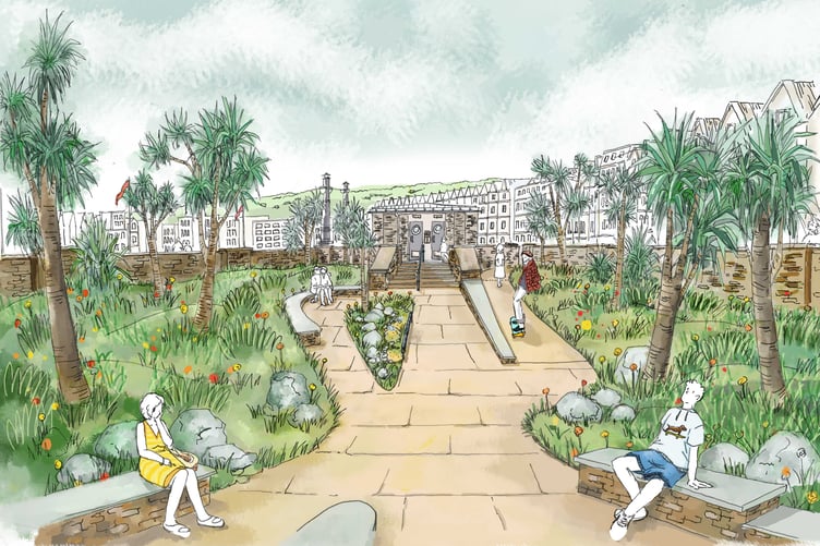 Final design for the Loch Promenade gardens revamp