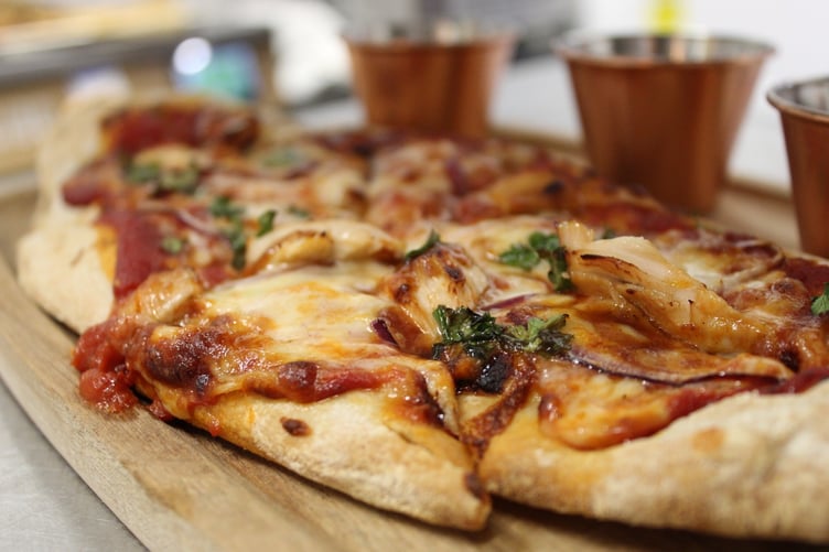 Pizzas at the new-look Henderson and Glass in Douglas