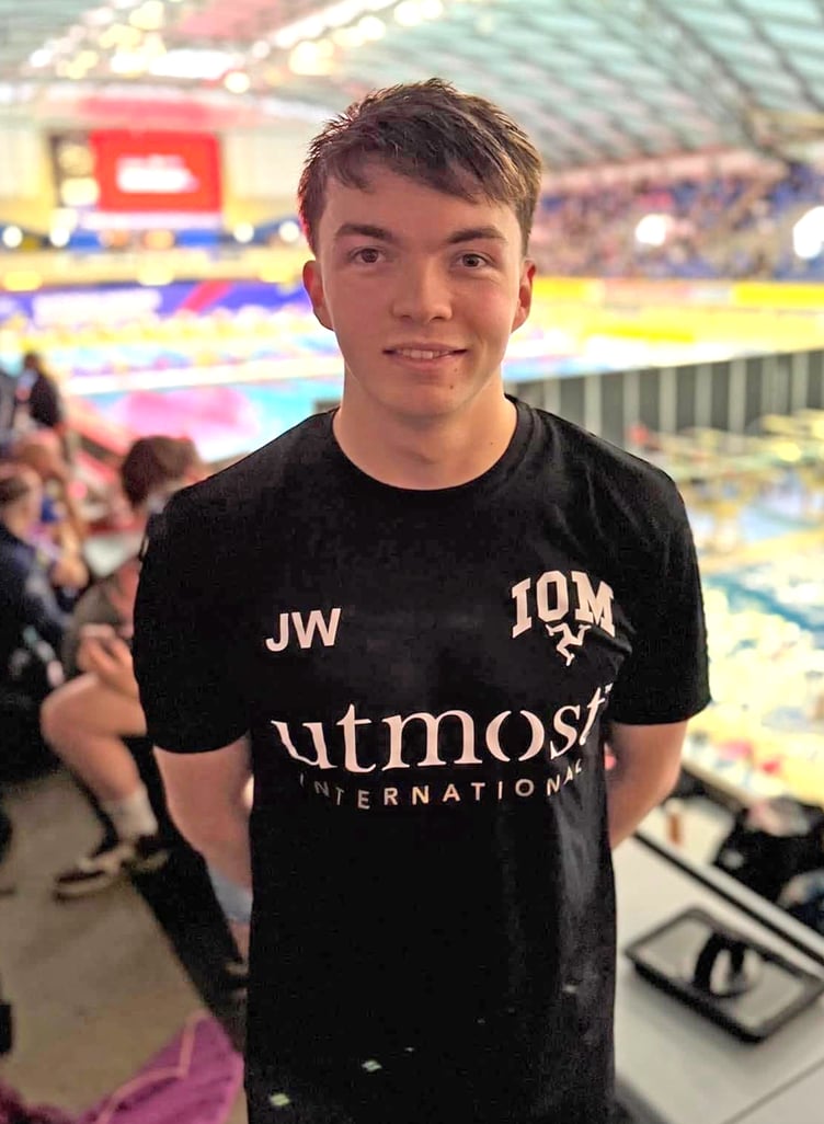 Joel Watterson was one of several Isle of Man swimmers in record-breaking form at the Swim England Winter Nationals in Sheffield recently