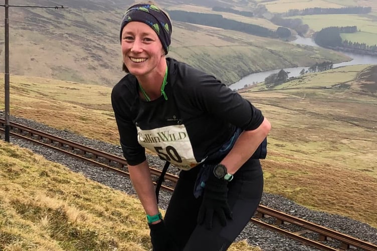 Alice Forster is all smiles on her way to finishing second woman in the weekend's race (Photo: Steve Partington)