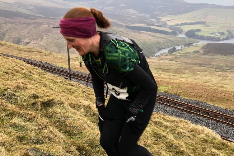 Nikki Arthur claimed the women's honours in 11th place overall, but only just ahead of Alice Forster (Photo: Steve Partington)