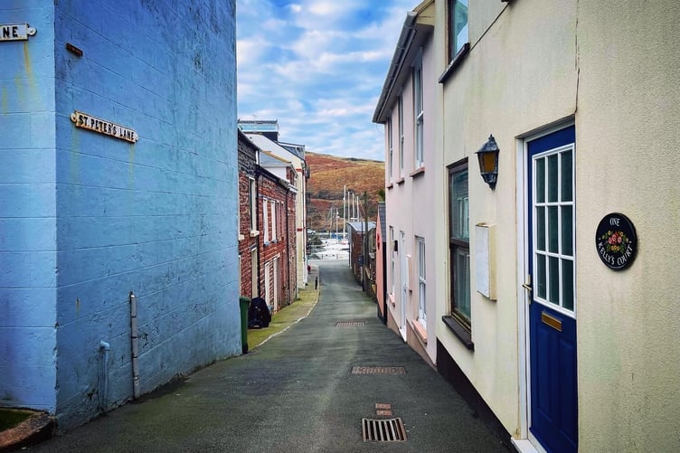 St Peter's Lane in Peel