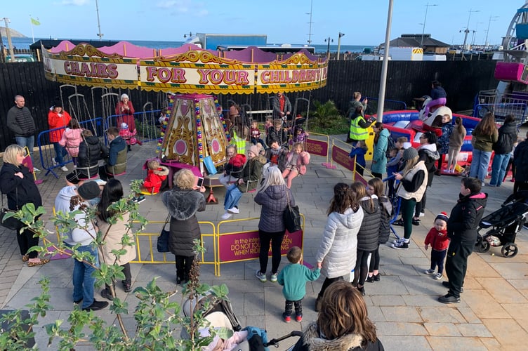 Regent Street and Marina Road will be transformed into a mini funfair with a Ferris wheel and Chair-o-Plane carousel