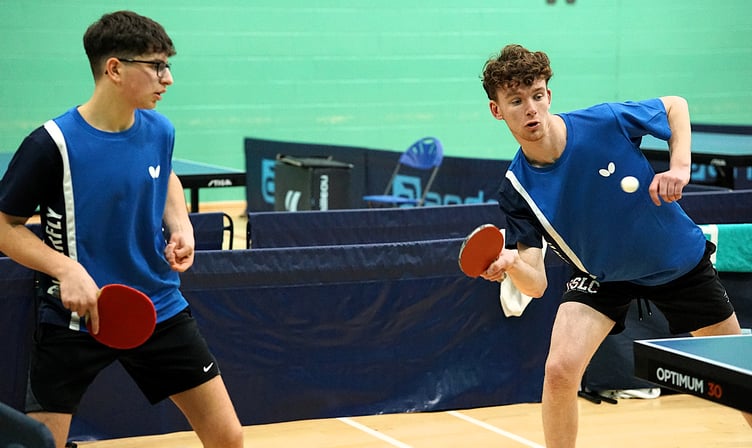 An inspired Amit Lanin and Dan Levine landed Arbory B’s second point against Ramsey A last week (Photo: Malcolm Lambert)