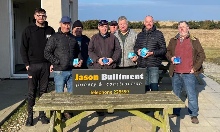 Competitors in the final round of the Sporting Winter League   at Ayre Clay Target Club last weekend