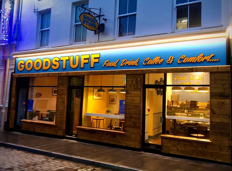 The Goodstuff restaurant on Peel Street, Ramsey