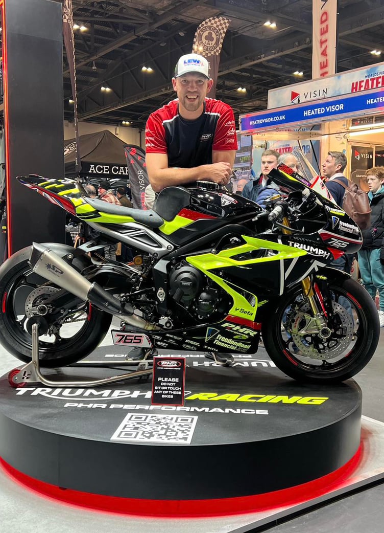 Peter Hickman will ride Triumph Street Triple 765 machinery at next month's Daytona 200 (Photo: Triumph Racing)