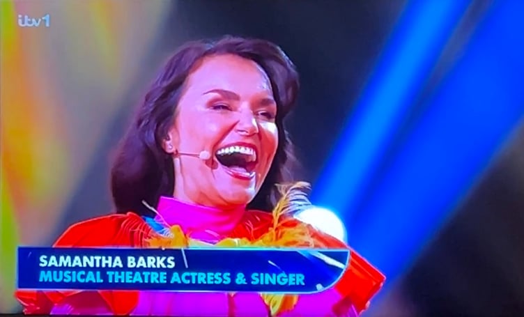 Samantha Barks wins The Masked Singer