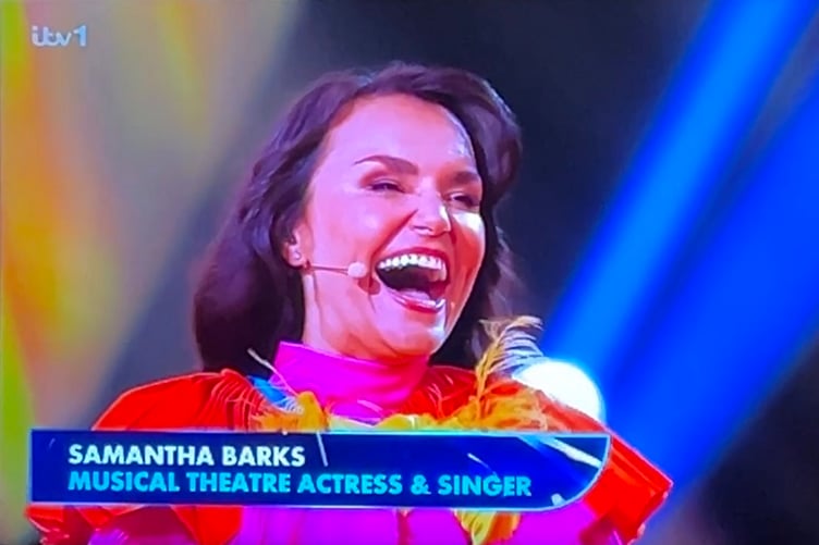 Samantha Barks wins The Masked Singer