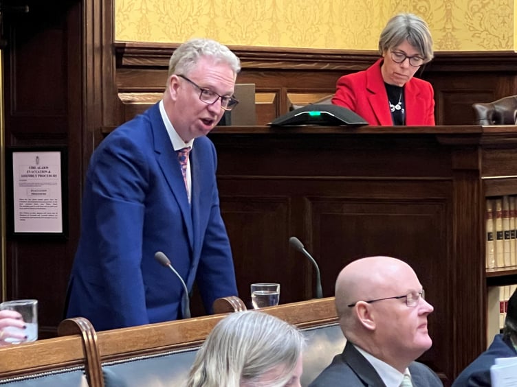 Alex Allinson delivers this Budget speech in Tynwald this morning