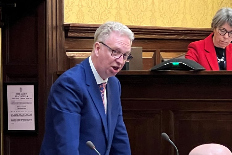 Alex Allinson delivers this Budget speech in Tynwald this morning