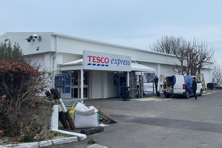 The new Tesco Express at the former Winerite store opens on Thursday