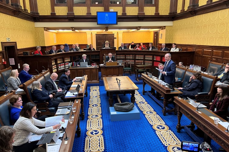 Tynwald court on Budget Day