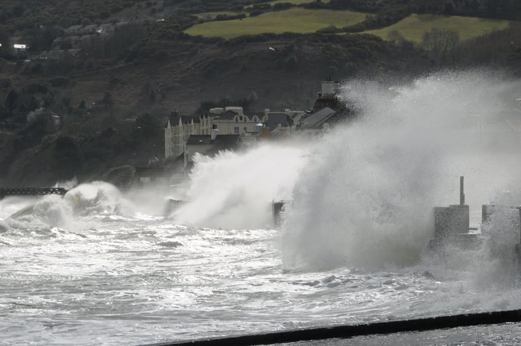 Stormy seas in Ramsey