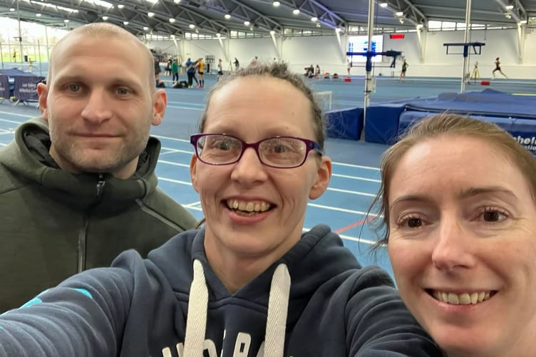 (Left to right) Daniel Clague-Stewart, Ewelina Hand and Sarah Halligan