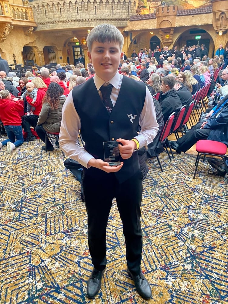 Manx Youth Band principal cornet player Tom Shimmin