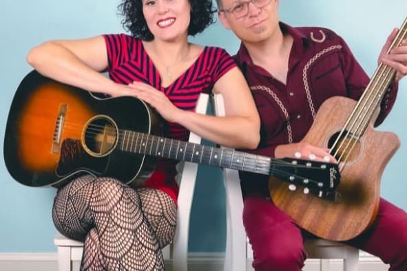 The Erin Harpe Country Blues Duo will perform three gigs on the island in April