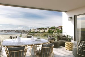 Artist’s impression shows how some of the homes at the new Bay Queen could look once finished