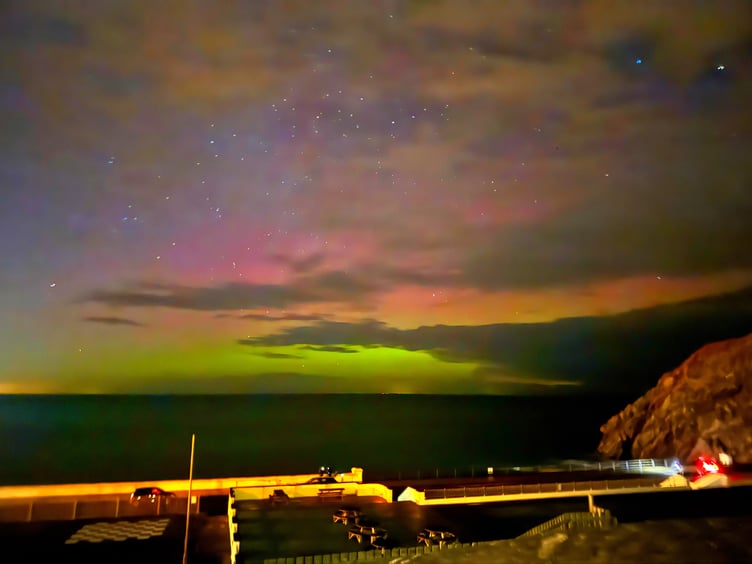 Aurora pictured from Peel promenade