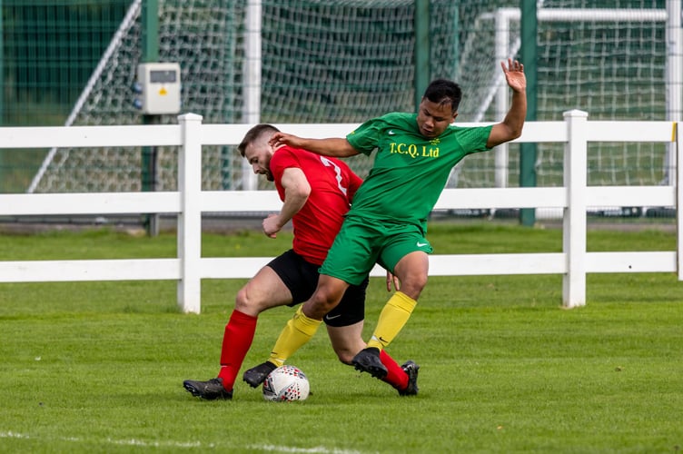 St Mary's Nathakan Phumsai in action against St John's on Saturday (Photo: Gary Weightman)