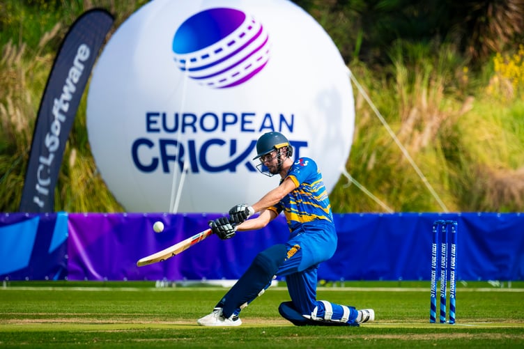 Peel and St John's batsman Eddie Beard has been in fine form with the bat this week (Photo: Diana Oros)