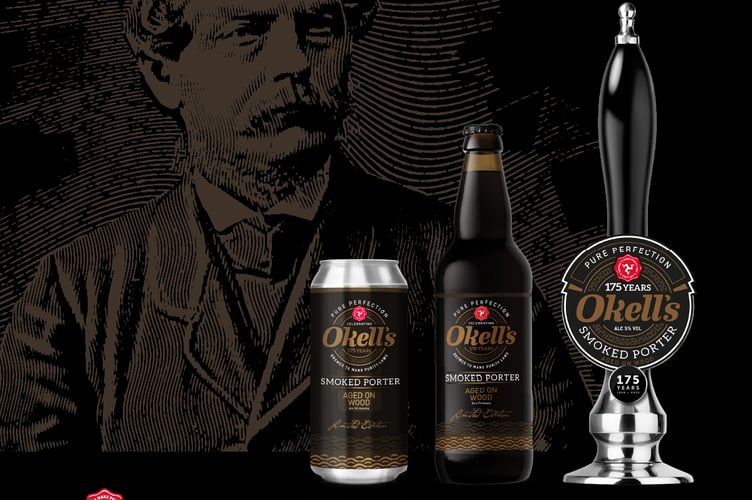 Okell's Brewery has launched a new beer, Smoked Porter, to mark its 175th year anniversary 